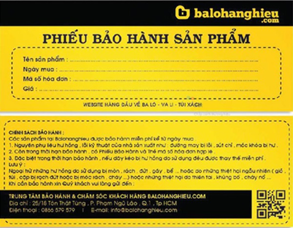 Phiếu bảo hành là gì?