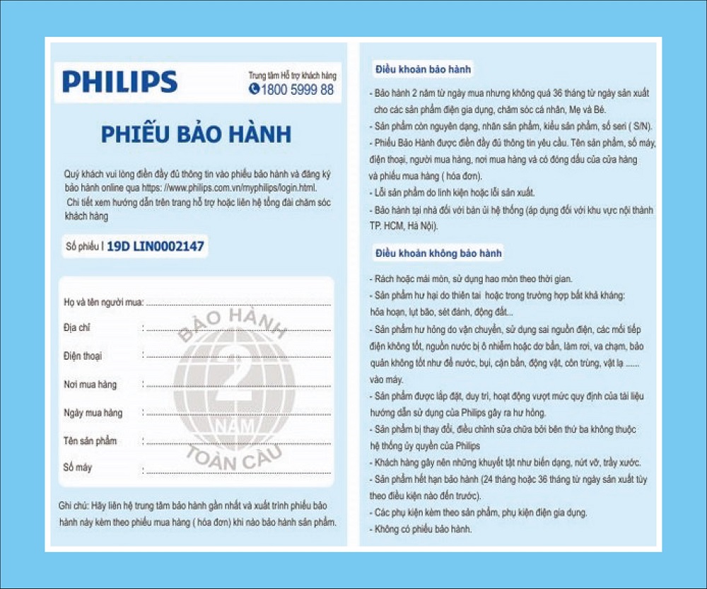 Dịch vụ in phiếu bảo hành giá rẻ