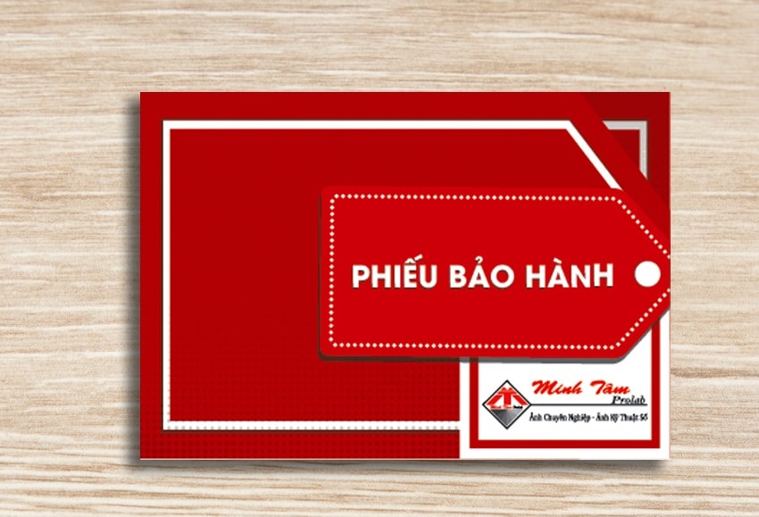 Mẫu phiếu bảo hành chuyên nghiệp