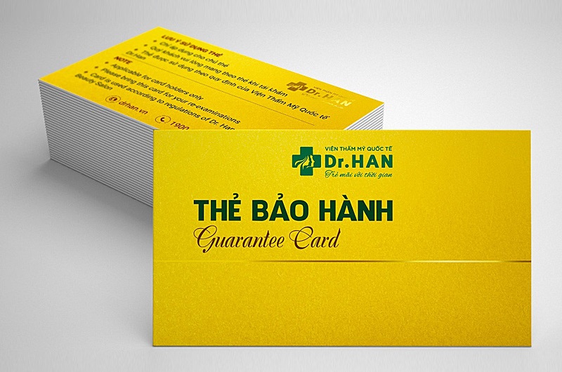Mẫu phiếu bảo hành chuyên nghiệp