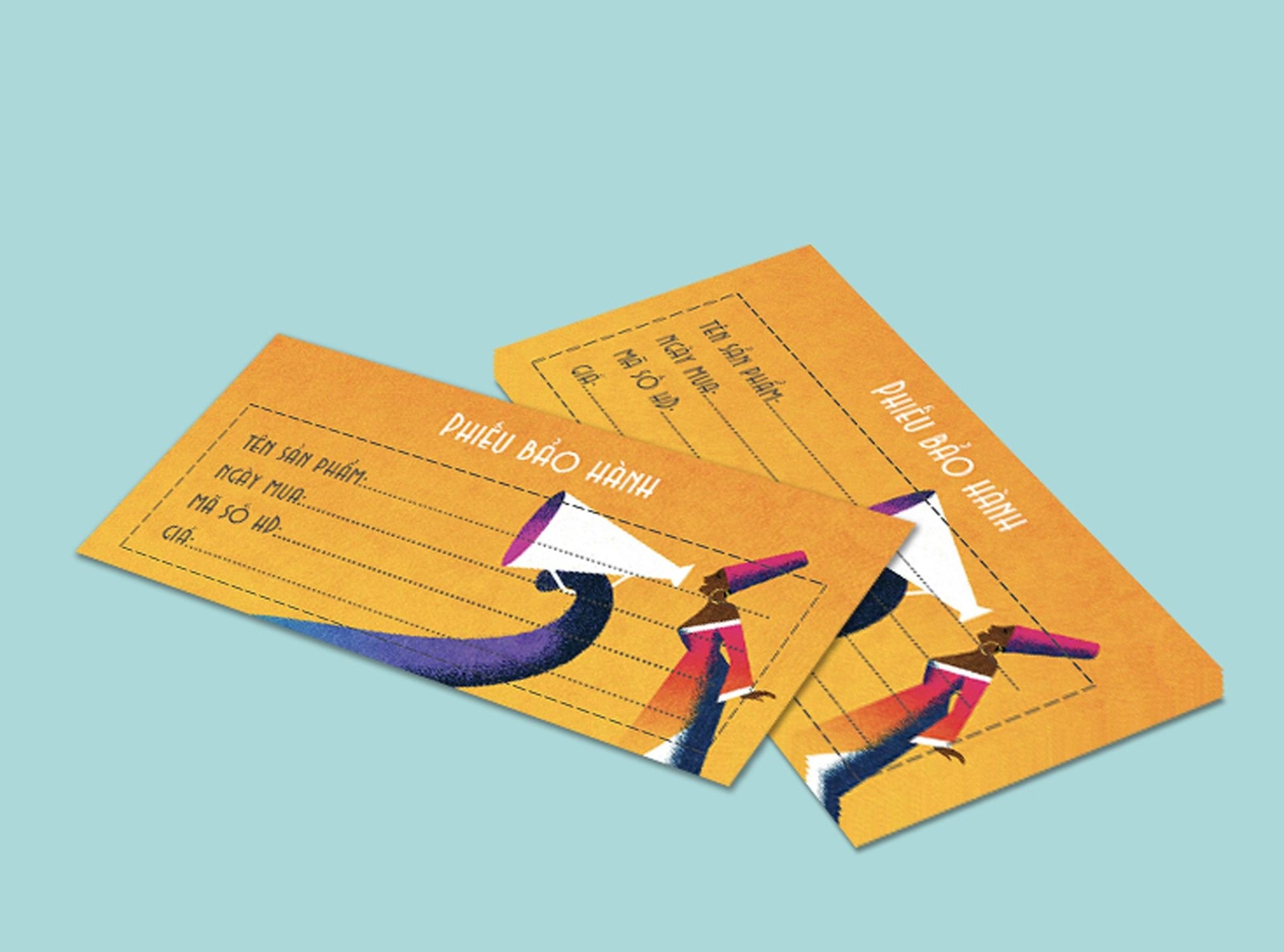 Chất liệu in phiếu bảo hành